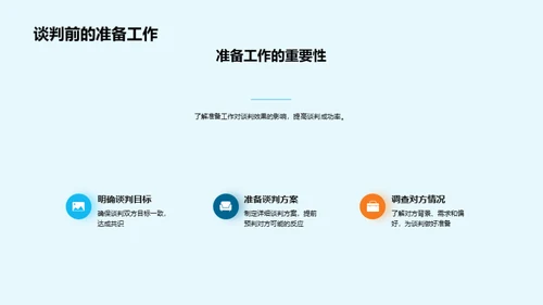 商务礼仪与谈判技巧