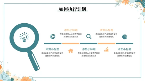 小清新大学生职业生涯规划PPT
