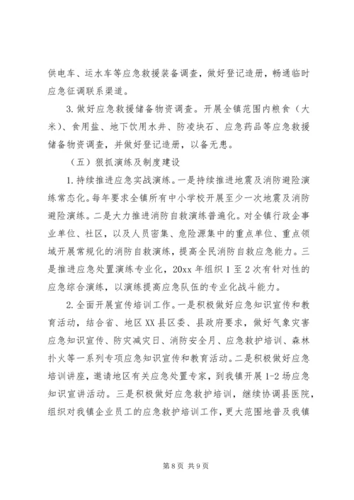 乡镇应急管理工作计划.docx