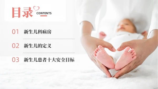 实拍风新生儿安全管理培训PPT