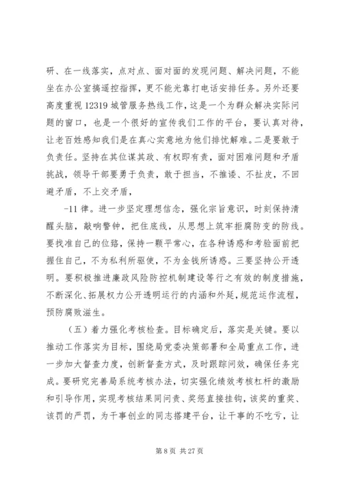 县住建局年终工作推进会议讲话.docx