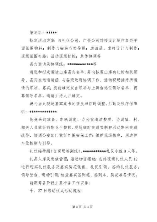 鼎鑫威辉公司揭牌仪式活动方案.docx