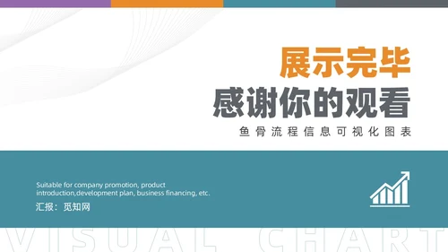 商务通用鱼骨图信息可视化PPT图表