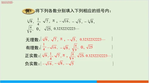 6.3 第1课时 实数 教学课件--人教版初中数学七年级下