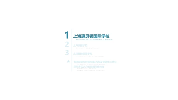 国际学校案例研究报告通用PPT模板