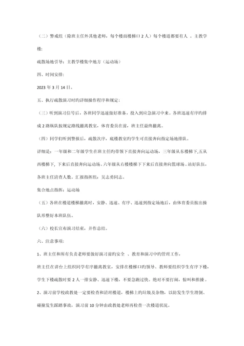 防踩踏安全演练方案、总结.docx