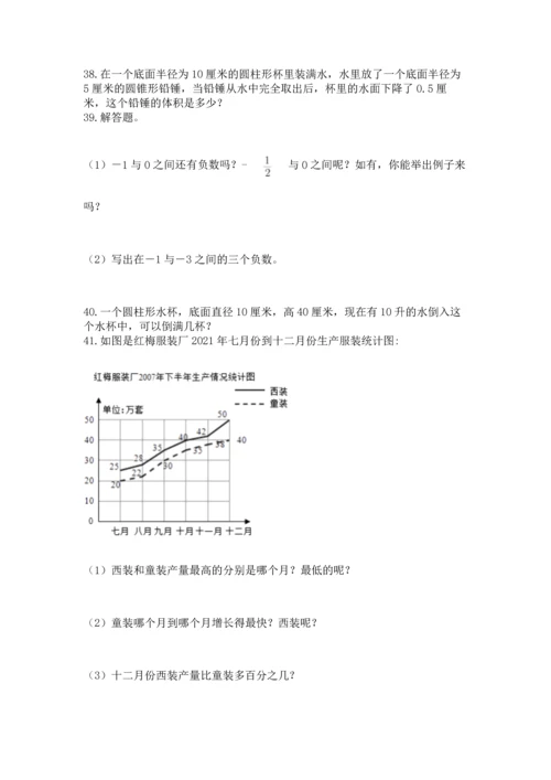 六年级小升初数学应用题50道附答案（典型题）.docx