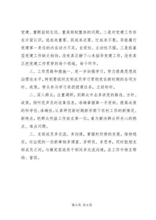 村支部委员党建工作汇报.docx