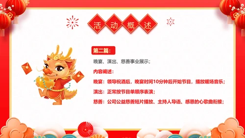 红色喜庆风团拜会新春团拜会PPT模板春节