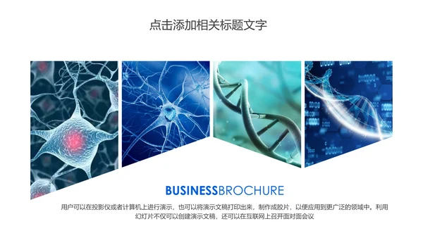 医疗基因DNA细胞科学研究报告动态PPT模板