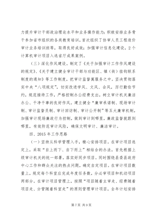 县审计局年度工作报告 (2).docx