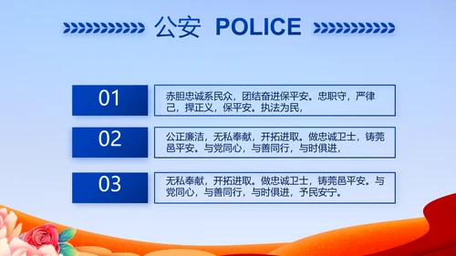 公安机关党史学习工作总结动态PPT