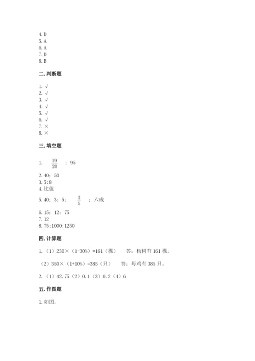 北京版六年级下册数学期末测试卷（b卷）.docx