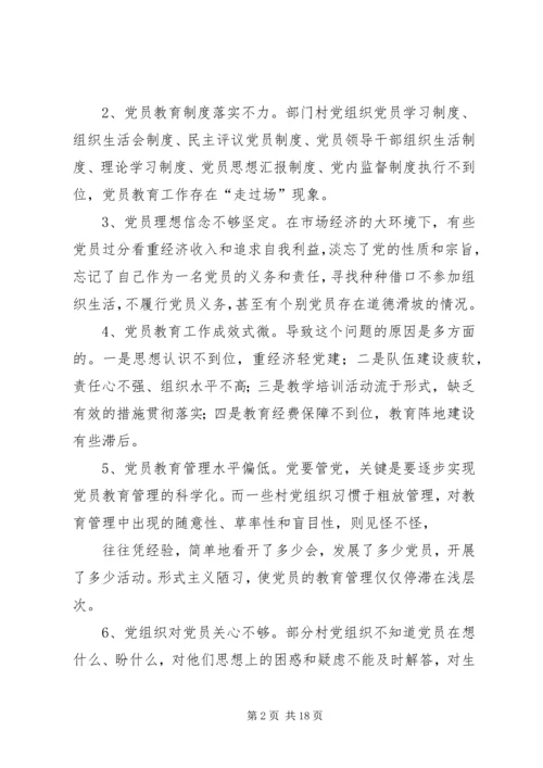 篇一：新形势下党员教育存在的问题.docx