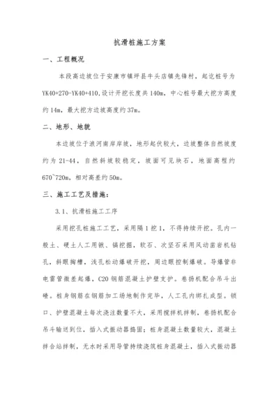 抗滑桩综合施工专题方案.docx