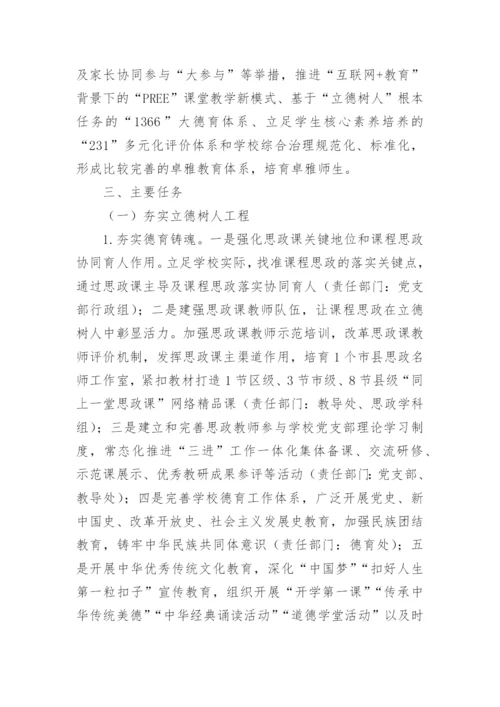 小学提升教育教学质量管理方案.docx