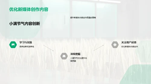 小满节气新媒传达艺术