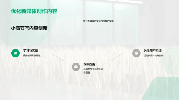 小满节气新媒传达艺术
