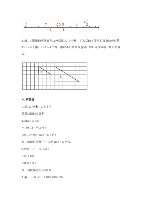 人教版六年级下册数学期末测试卷往年题考.docx