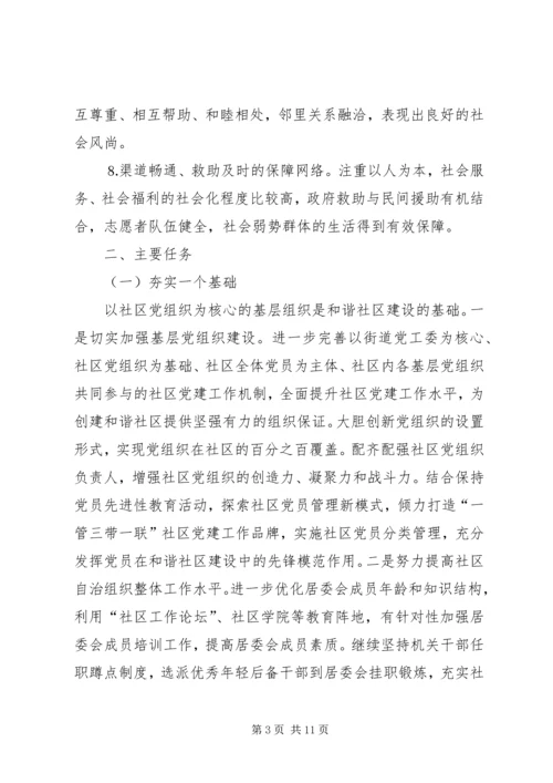 创建和谐社区的意见.docx