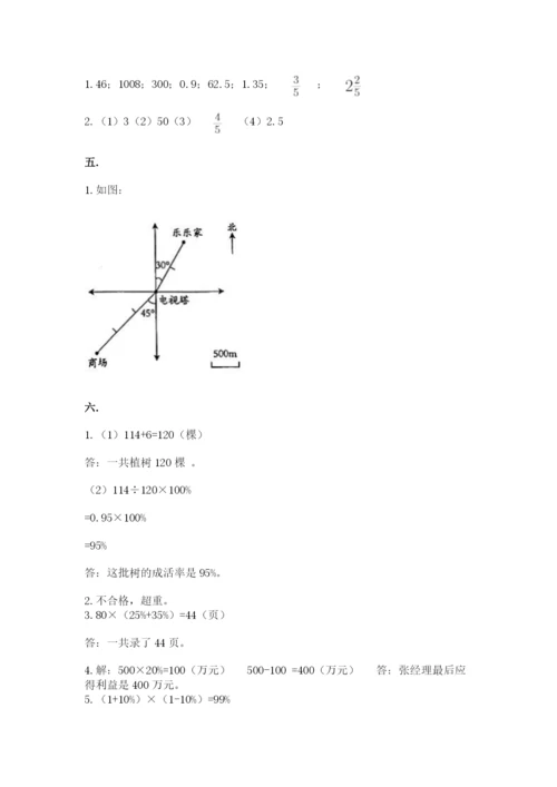 河北省【小升初】2023年小升初数学试卷附答案（完整版）.docx