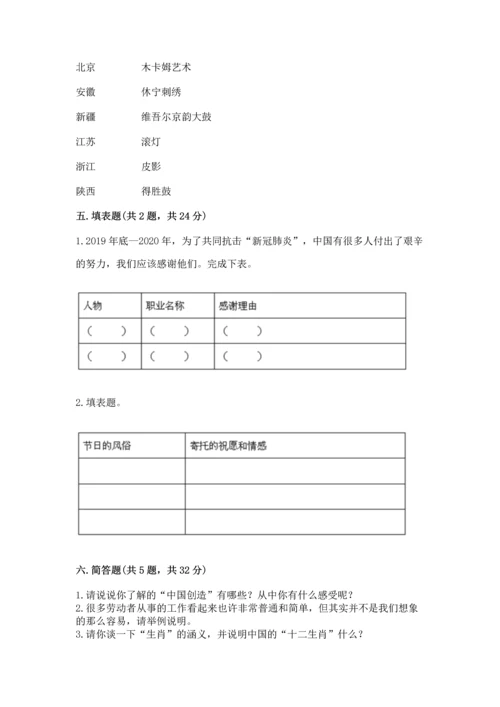 2023部编版四年级下册道德与法治期末测试卷加精品答案.docx