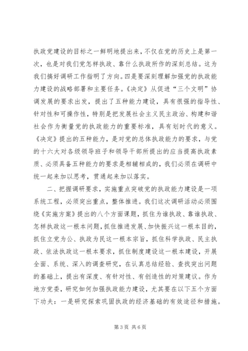 在全市深化加强党的执政能力建设专题调研活动部署会上的讲话 (2).docx