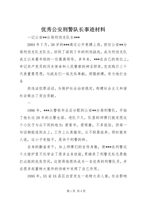 优秀公安刑警队长事迹材料 (2).docx