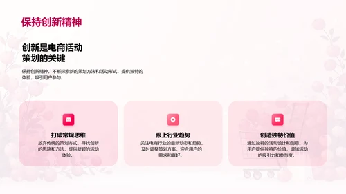 电商活动策划解析PPT模板