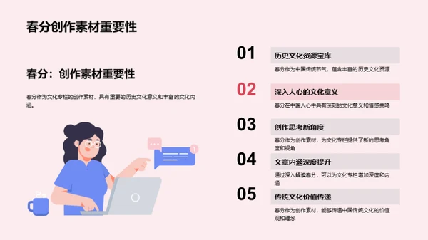 春分文化：专栏创作解析