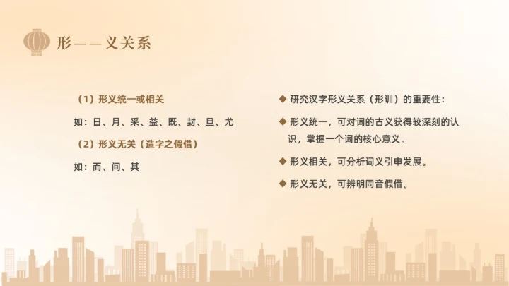 黄色简约弥散中国风汉字的演变学校企业社区宣扬传统文化PPT中国传统文化汉字