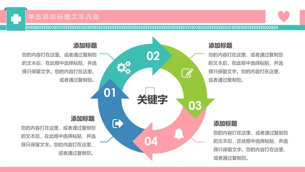 爱心呵护医疗护理医药医院护士述职报告PPT