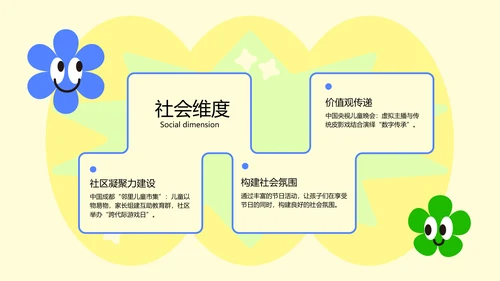 淡黄色扁平儿童节教育PPT模板