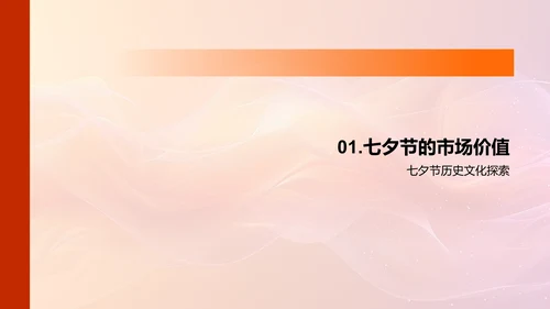 七夕营销策略汇报PPT模板