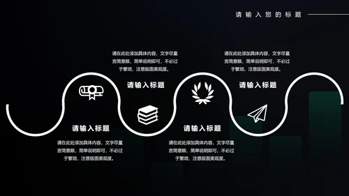 黑色科技风个人年度工作总结计划PPT模板