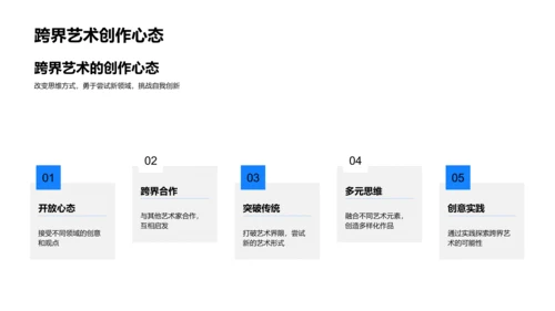 跨界艺术探索课PPT模板