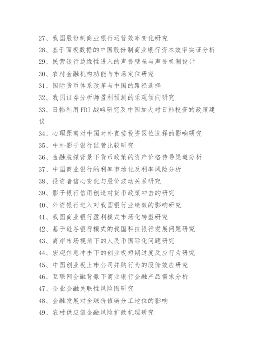 金融类论文题目选题方向.docx