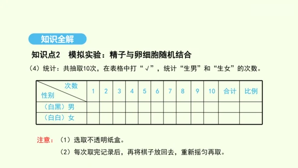 7.2.4人的性别遗传课件-人教版生物八年级下册(共31张PPT)