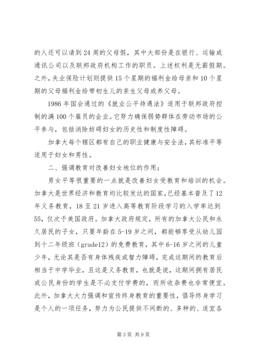 妇女权益保障考察报告.docx