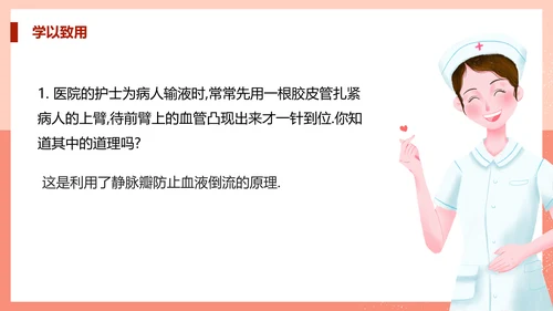 血流的管道，血管课件PPT模板.ppt