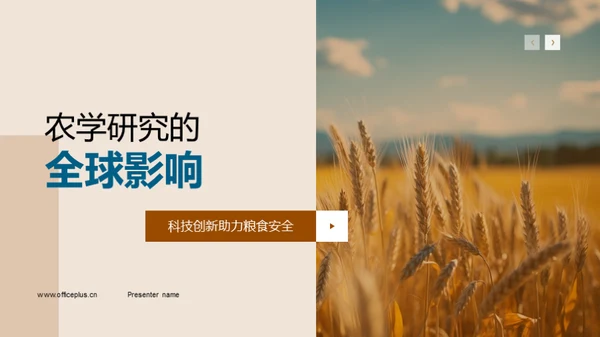 农学研究的全球影响