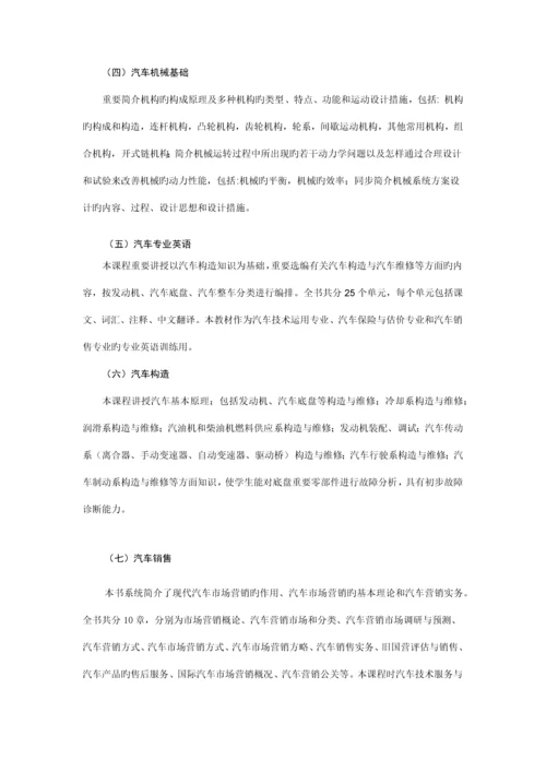 汽车市场营销专业教学指导方案.docx