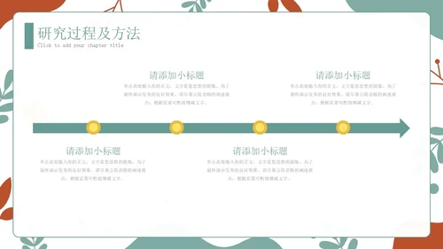 手绘学术风小清新毕业论文答辩开题报告通用PPT答辩1