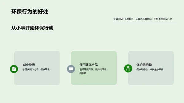 环保行动：我能做什么