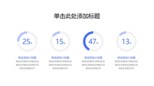 蓝绿色简约年中述职PPT模板