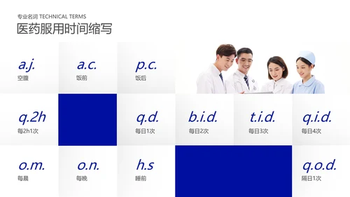 蓝色简约医疗专业操作培训PPT套装