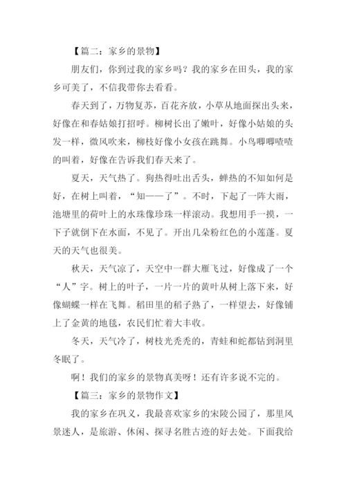 家乡的景物作文400字.docx