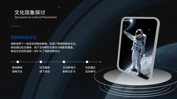蓝色科技风电影营销策划PPT