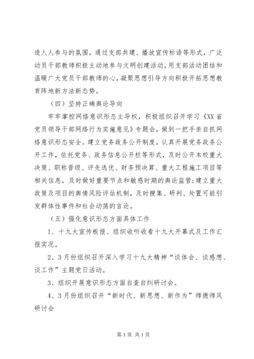 学校意识形态方面工作总结.docx