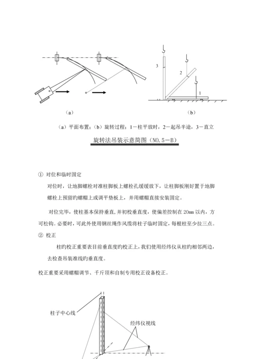 江苏省钢结构吊装关键工程综合施工专题方案.docx